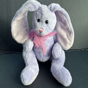 Mary Meyer Bunny Rabbit 11" Plush Stuffed Purple 2001 Vintage